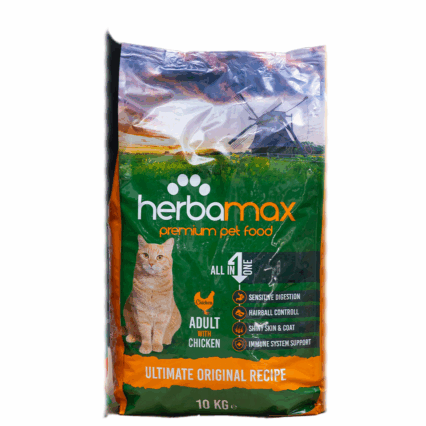 Toyuq əti ilə Herbamax Premium Yetkin Pişik Yemi