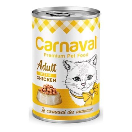 Carnaval Premium Böyük Pişiklər üçün Yaş Yem – Toyuq Ətli