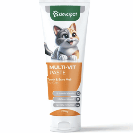 CLOVERPET MULTI-VIT PASTE TAURIN AND EXTRA MALT FOR CATS