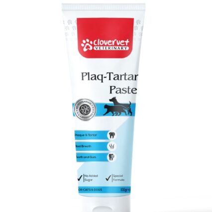 CLOVERVET PLAQ-TARTAR PASTE FOR CATS AND DOGS