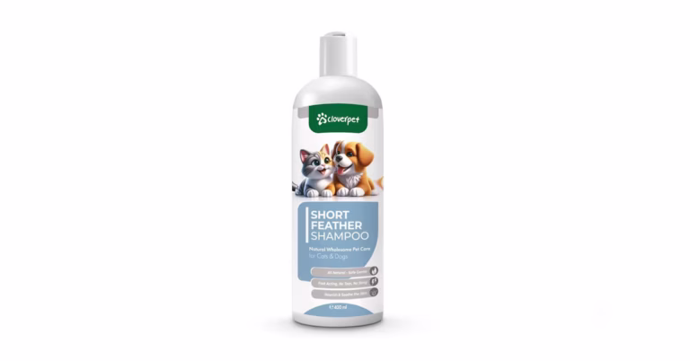 CLOVERPET SHORT FEATHER SHAMPOO 400ML
